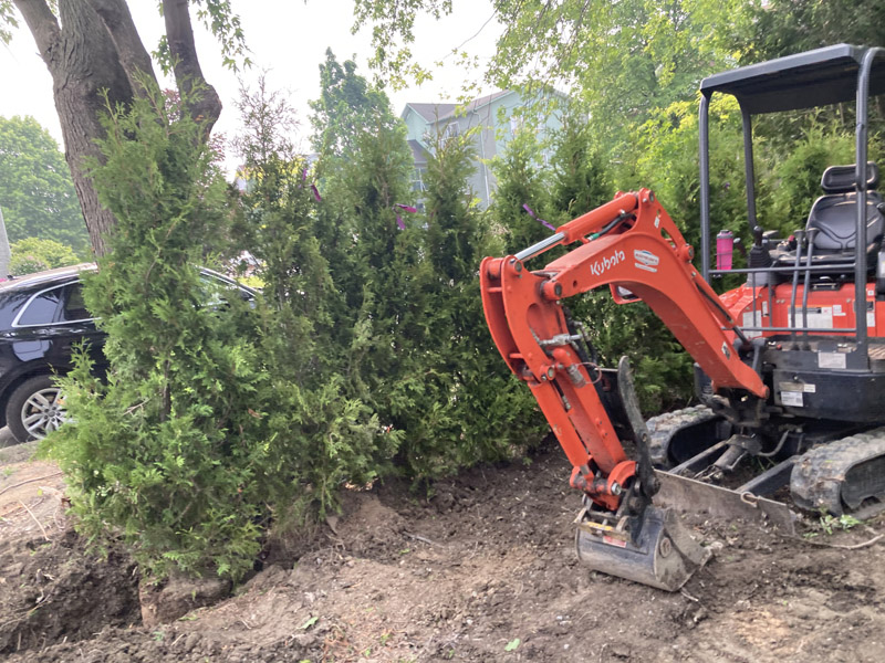 Travaux de mini-excavation résidentielle à Granby – Vert Pelouse